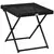Buy Outsunny Square PE Wicker Rattan Folding Table - Black