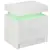 Buy White Bedside Table with LED Light, High Gloss Front Nightstand with 2 Drawers, for Living Room, Bedroom