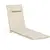 Buy Outsunny Garden Sun Lounger Cushion Replacement Soft Sunbed Reclining Chair Relaxer Pad with Pillow, Cushion ONLY - Cream White