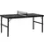 Buy 5ft Mini Table Tennis Table, Folding Ping Pong Table with Net and Aluminium Frame, Portable Ping Pong Game Set for Indoor Outdoor Use, Black