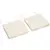 Buy Set of 2 Garden Chair Cushions with Ties, 45 x 45 cm Replacement Cushions for Outdoor Furniture, Cream White