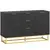 Buy Sideboard with 3 Drawers and Adjustable Shelves for Living Room - Black