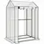 Buy Outsunny Green House, Mini Greenhouse with 2 Roll-up Doors, Vent Holes and Reinforced Cover, 100 x 80 x 150cm