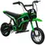 Buy 24V Electric Motorbike with Twist Grip Throttle, Music, Horn, 12" Pneumatic Tyres, 16km/h Max Speed - Green