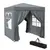 Buy Outsunny Garden Pop Up Gazebo Marquee Party Tent Canopy with free Carrying Case, Removable 2 Walls, 2 Windows, 2m x 2m, Grey