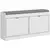 Buy Shoe Storage with Seat, Upholstered Entryway Bench, Shoe Bench with 2 Flip Drawers and 4 Vents for 8 Pairs of Shoes