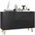Buy Modern Luxe High Gloss Sideboard, with Hairpin Legs - Black