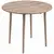Buy HOMCOM Folding Dining Table for 4, Round Drop Leaf Table, Modern Space Saving Small Kitchen Table with Wood Legs for Dining Room, Natural