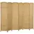 Buy 6 Panel Folding Room Divider, Freestanding Privacy Screen for Living Room, Bedroom and Office, 240 x 170cm, Natural