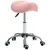 Buy HOMCOM Saddle Stool, Height Adjustable Salon Chair for Massage Spa, Faux Leather, Pink