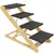 Buy Adjustable Dog Steps Dog Ramp, 4-Step Non-slip Pet Stairs for Large Sized Dogs, Foldable Dog Stairs for Bed Sofa