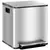 Buy HOMCOM 30L Dual Compartment Stainless Steel Bin, with Deodoriser Holders - Silver Tone
