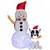 Buy 6.2ft Inflatable Santa with Dog Decoration