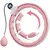 Buy SPORTNOW Smart Weighted Hula Hoop, Massage Hula Ring w/ 16 Detachable Knots, 360° Auto-Rotating Ball, Digital Counter, Pink