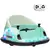 Buy 360° Rotation Kids Bumper Car, 12V Waltz Car with Remote Control, Dual Joystick, Music, Lights, Green