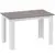 Buy Dining Table for 4-6 People, Kitchen Table with Wood Effect for Dining Room, Grey