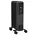 Buy 1500W Oil Filled Radiator, Portable Electric Heater with 3 Heat Settings, Safety Cut-Off and Wheels, Grey