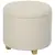 Buy HOMCOM 40.5L Teddy Fleece Storage Ottoman - Cream White