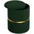 Buy Velvet-Feel Storage Ottoman - Green