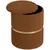 Buy Velvet-Feel Storage Ottoman - Brown