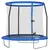 Buy 8ft Trampoline with Safety Enclosure Net, Steel Frame Outdoor Trampoline, with Edge, Safety Cover