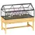 Buy Outsunny 60 x 120cm Raised Garden Bed with Wooden Base - Natural