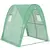 Buy Outsunny Polytunnel Greenhouse with Sandbags, Walk-In Tunnel Green House with 2 Doors and Screen Windows, 1.8 x 1.8 x 2m, Green