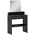 Buy HOMCOM Multi-Storage Dressing Table, with Mirror - Black