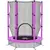 Buy 4.6ft Toddler Trampoline w/ Safety Enclosure Net, for Indoor Outdoor Use, Ages 3-6 Years, Purple