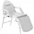 Buy Portable Massage Table, 3 Section Adjustable Beauty Bed, Foldable Massage Bed with Face Hole, Recliner Chair with Removable Headrest and Armrests for Spa, Lash, Tattoo, White