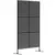 Buy Decorative Privacy Fence Screen, Metal Outdoor Privacy Screen Climbing Plant Trellis with Stand, 122 x 198 cm, Black