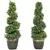 Buy Set of Two 90cm Artificial Lavender Trees