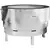 Buy Stainless Steel Wood-burning Fire Pit with Fire Poker - Silver