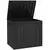 Buy 93L Plastic Garden Storage Box, Outdoor Storage Box with Handles, Waterproof Outdoor Storage Container, Black