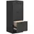 Buy 3-Drawer Filing Cabinet with Lock - Black