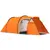 Buy Outsunny 2-3 Man Tunnel Tents w/ Vestibule Camping Tent Porch Air Vents Weather-Resistant Shelter, Orange
