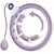Buy Smart Weighted Hula Hoop, Massage Hula Ring w/ 16 Detachable Knots, 360° Auto-Rotating Ball, Digital Counter, Purple
