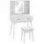 Buy Elegant Dressing Table, with LED Mirror - White