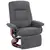 Buy Reclining Swivel Chair, with Footrest - Grey