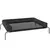 Buy PawHut Elevated Dog Bed with Removable Bolsters, Raised Dog Bed for Medium Breeds, Portable Indoor & Outdoor Pet Cots, Black