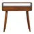 Buy Curved Chestnut Console Table
