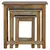Buy Country Solid Wood Stool Set of 3