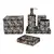 Buy Aztec Print Bathroom Set of 6