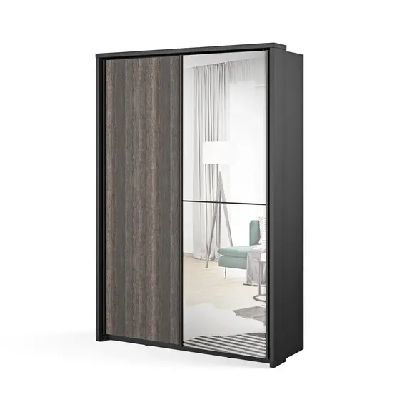 Buy Arti 21 - 2 Sliding Door Wardrobe 160cm, Colour: Brown