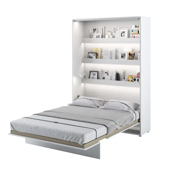 Buy BC-01 Vertical Wall Bed Concept 140cm, Colour: White Matt, 6 image