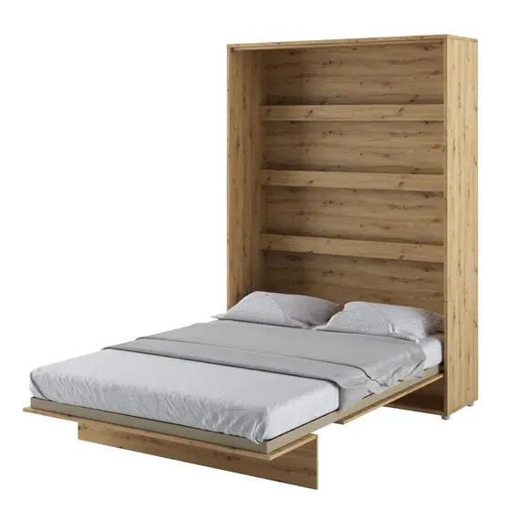 Buy BC-01 Vertical Wall Bed Concept 140cm, Colour: Oak, 6 image