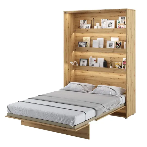 Buy BC-01 Vertical Wall Bed Concept 140cm, Colour: Oak
