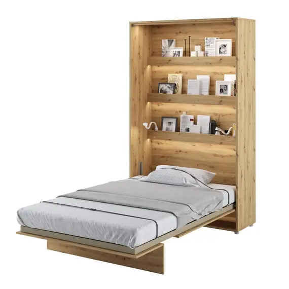 Buy BC-02 Vertical Wall Bed Concept 120cm, Colour: Oak, 6 image