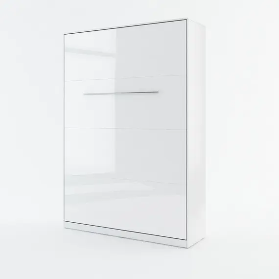 Buy CP-01 Vertical Wall Bed Concept 140cm, Colour: White Gloss