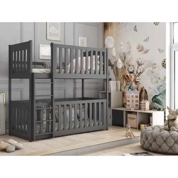 Buy Konrad Bed with Cot, Colour: Graphite, Mattresses: Foam Mattresses, 3 image